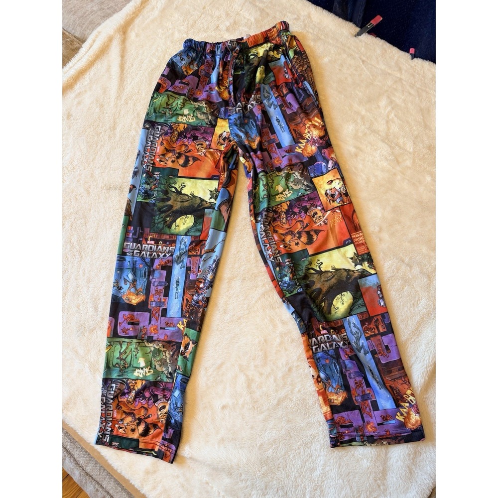 Guardians Of The Galaxy Marvel Lounge Pajama Pants Size small Vintage Graphic